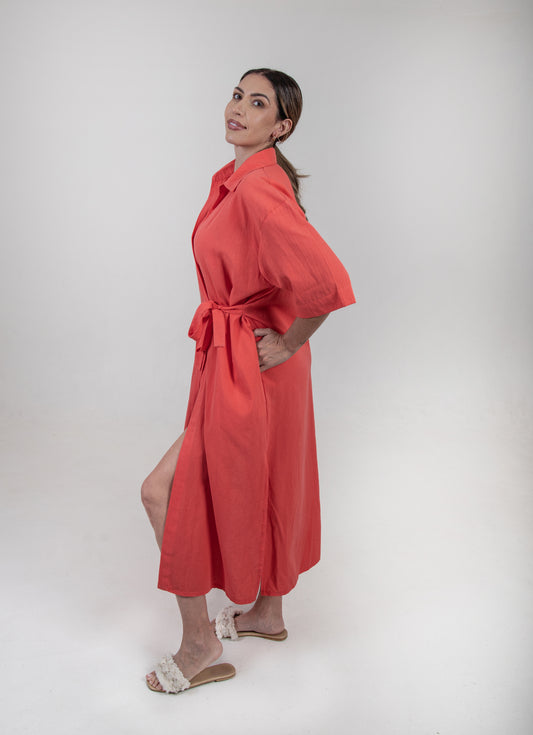 Vestido Marea Salmón