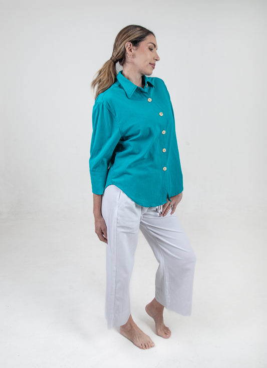 Camisa Ajijic Jade
