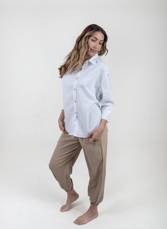 Camisa Ajijic Blanca