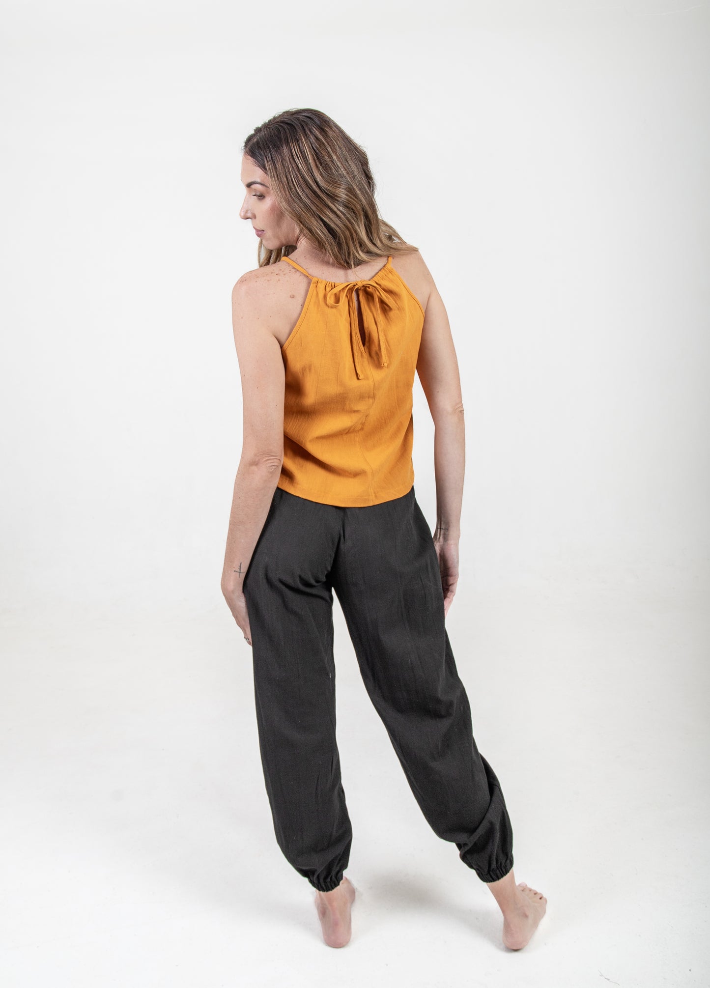 Blusa Holbox Mostaza