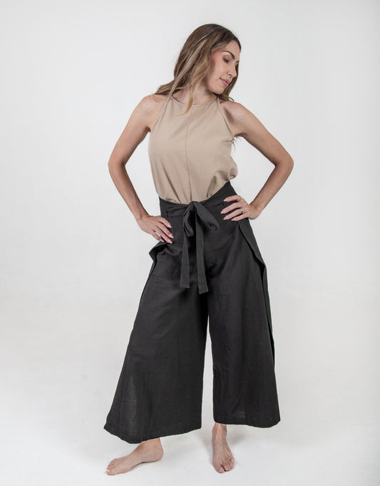 Pantalón Envolvente Negro